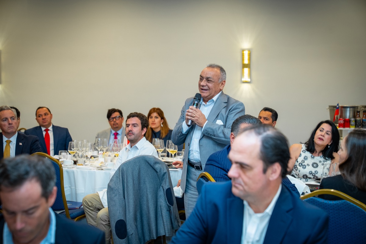 Intervención durante el almuerzo empresarial